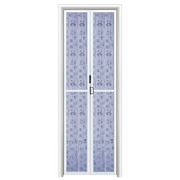 Rich Styling Folding Doors for Bathroom Wardrobe Doors Double Glazed Aluminum Material