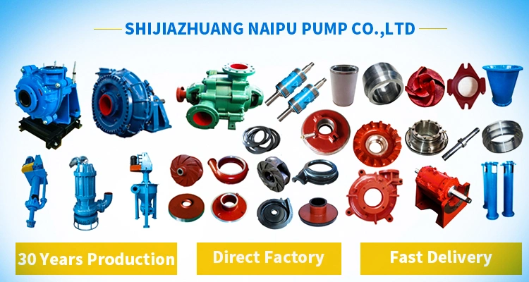 Thick Desulfurization Mechanical Seal Centrifugal Solid Slurry Pump