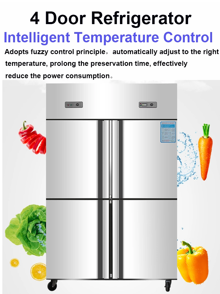 CE Commercial Refrigeration Equipment 2 Door 4 Door 6 Door Air Cooler Direct Cooler Upright Fridge