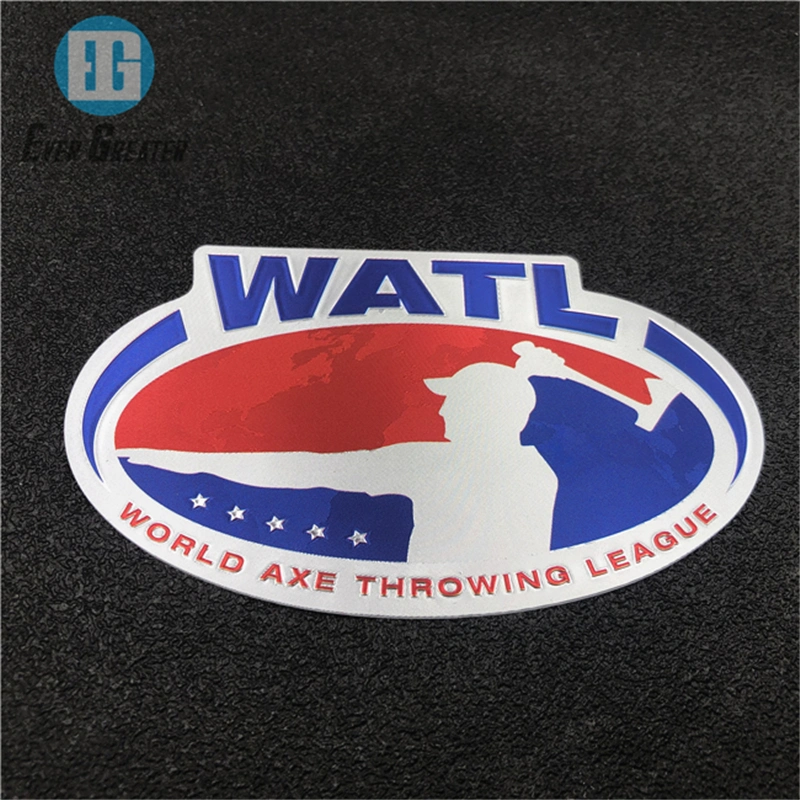 Semi Glossy Double-Sided Weather Resistant Shiny Printing Electrical Stickers PVC Shiny Stickers