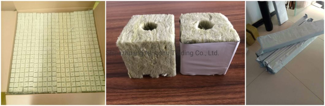 Rock Wool Cubes Glass Wool Mineral Wool for Soil Propagation Mediums