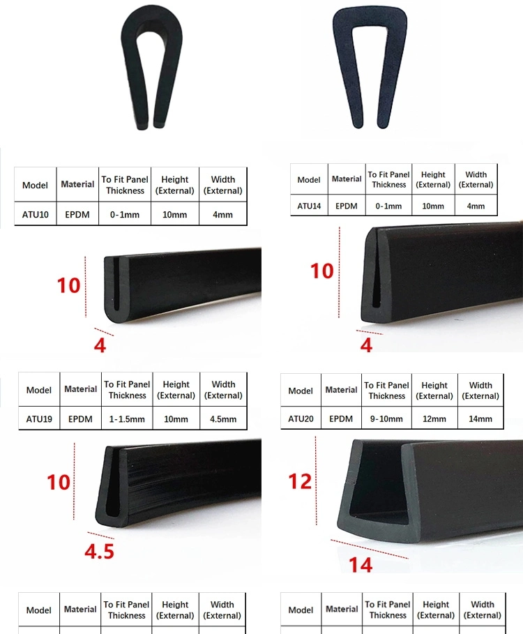 EPDM Rubber Extrusion Foam Seal Strips