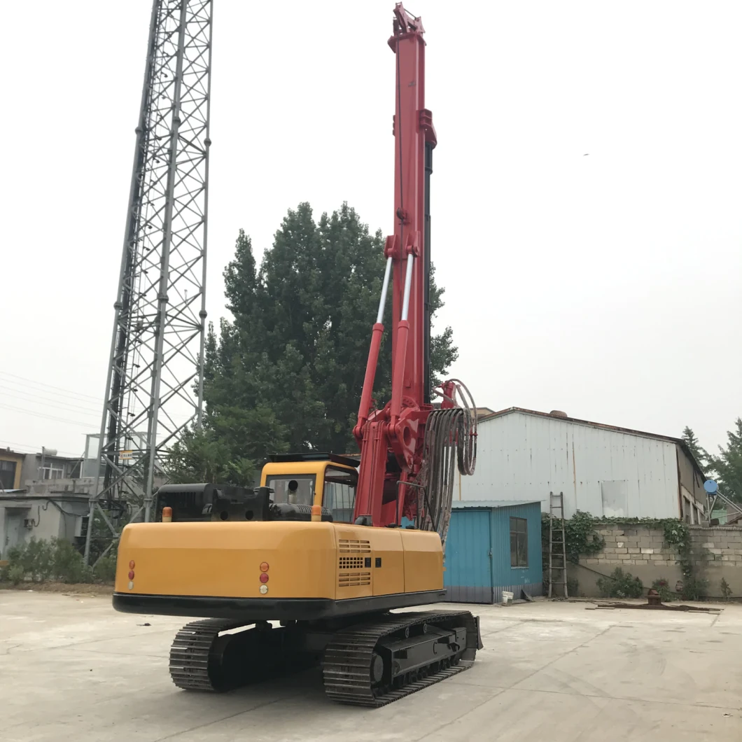 Pile and Electric Ground Screw Pile Driver Drilling Dr-90 Crawler Pile Driver Rig Machine