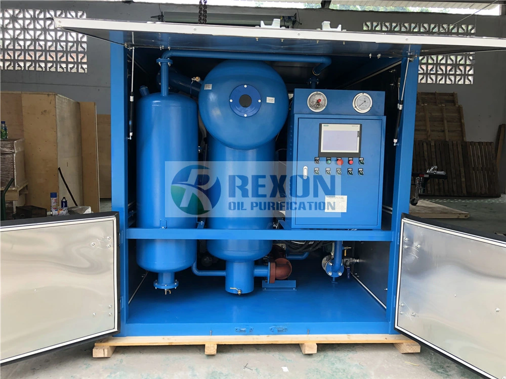 Weather-Proof Type Double Stage High Vacuum Transformer Oil Purifier 9000L/H