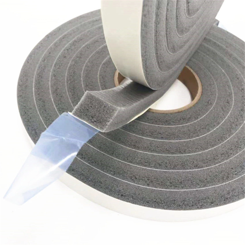 Soft Closed Cell PVC Foam Weatherstrip Tape for Doors & HVAC Seals