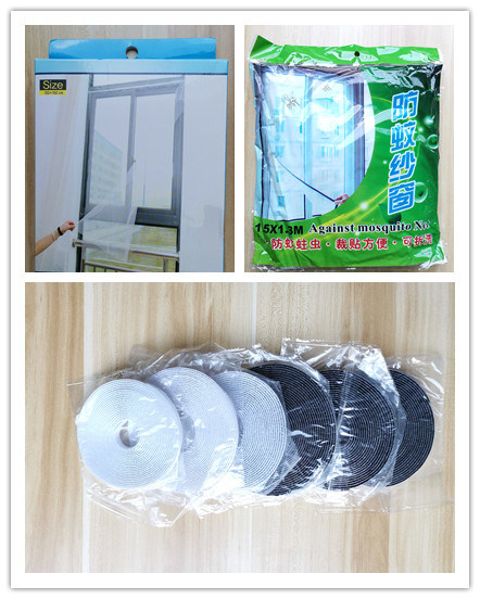 Insect Screen for Window Polyester Mesh with Velcro Tape