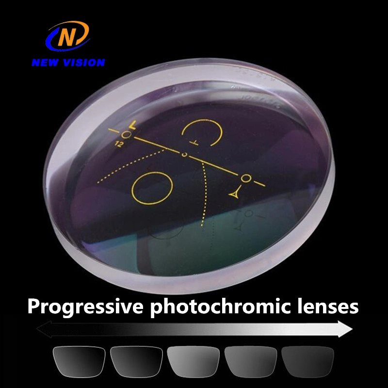 1.56 Progressive Multifocal Photochromic Optical Lens