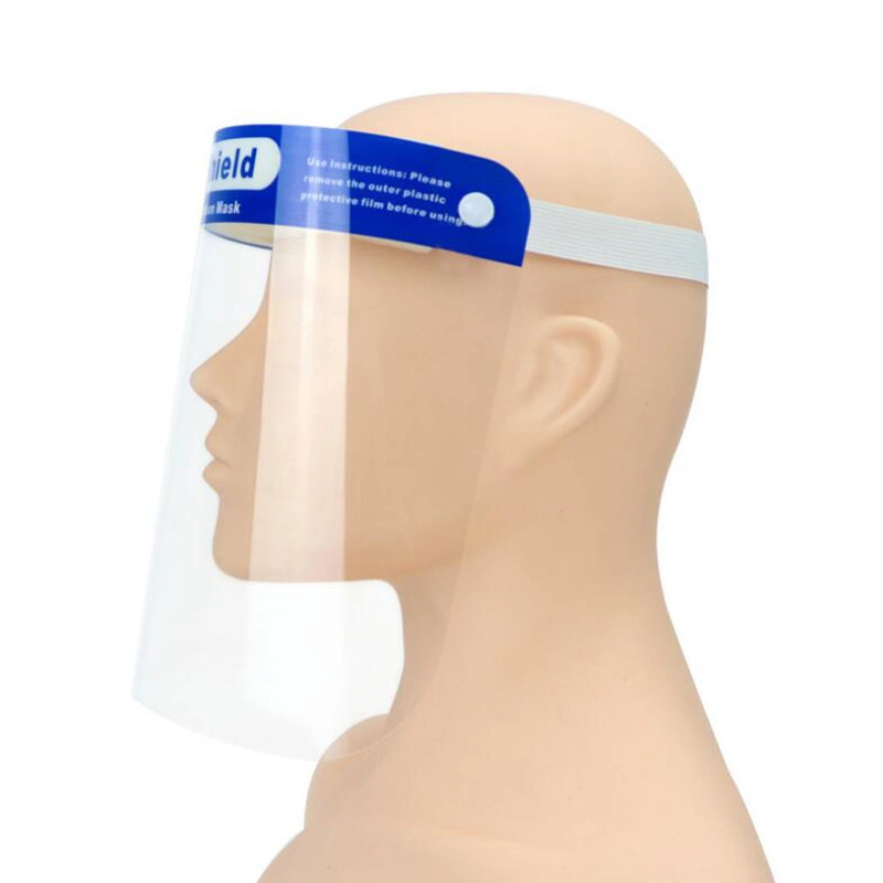 Added Protection for Eyes Function and Optically Clear and Anti Fog Clear Plastic Disposable Face Shield