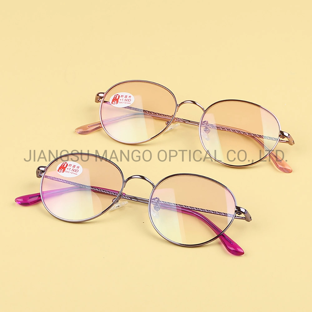 Anti-Blue Light Eyewear Women Bifocal Lens Eyeglass Optical HD Reading Glasses