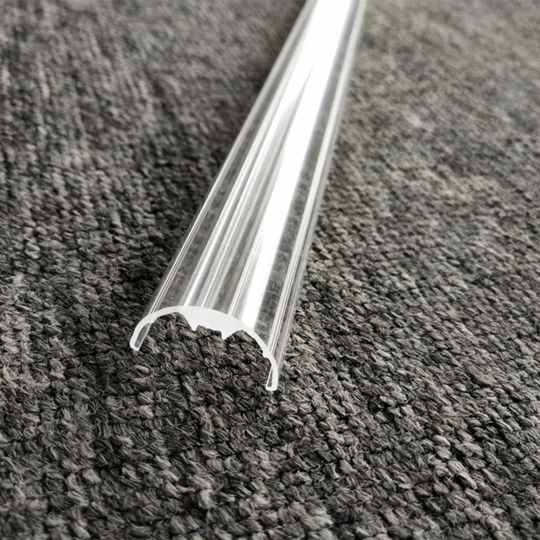 Half Round Acrylic PMMA Linear Lens for T8 Light