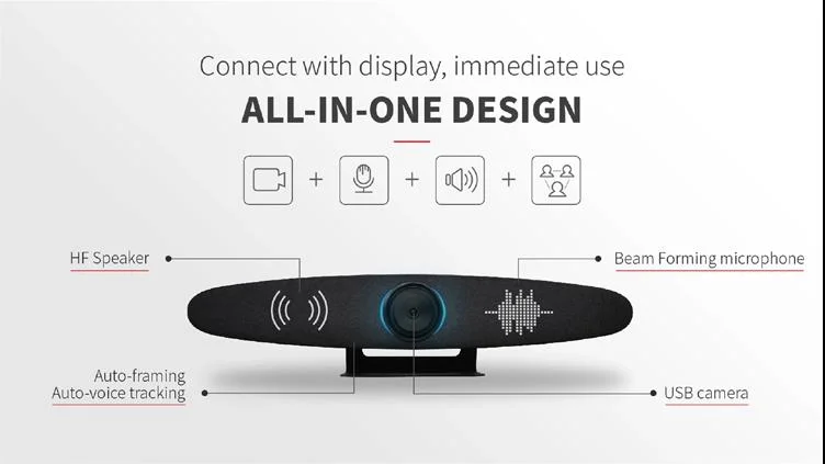 4K USB30 Video Conferencing Voice Tracking Camera