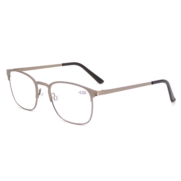Newest Popular Stylish High Quality Unisex Anti Blue Light Optical Frame Metal Square Reading Glasses