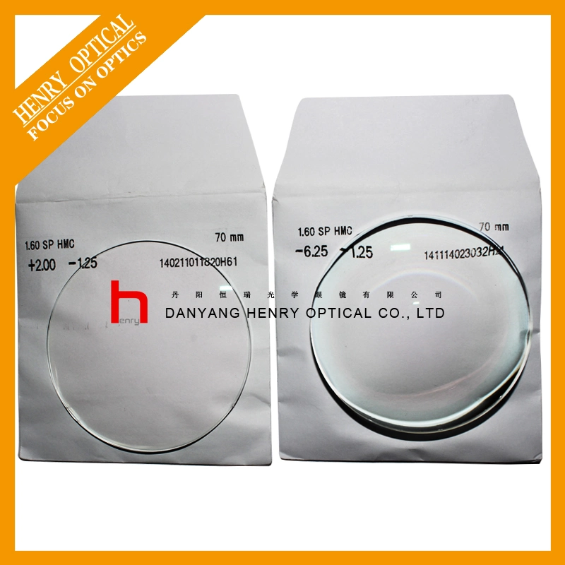 1.61 High Index Single Vision Asp Optical Lens Hc