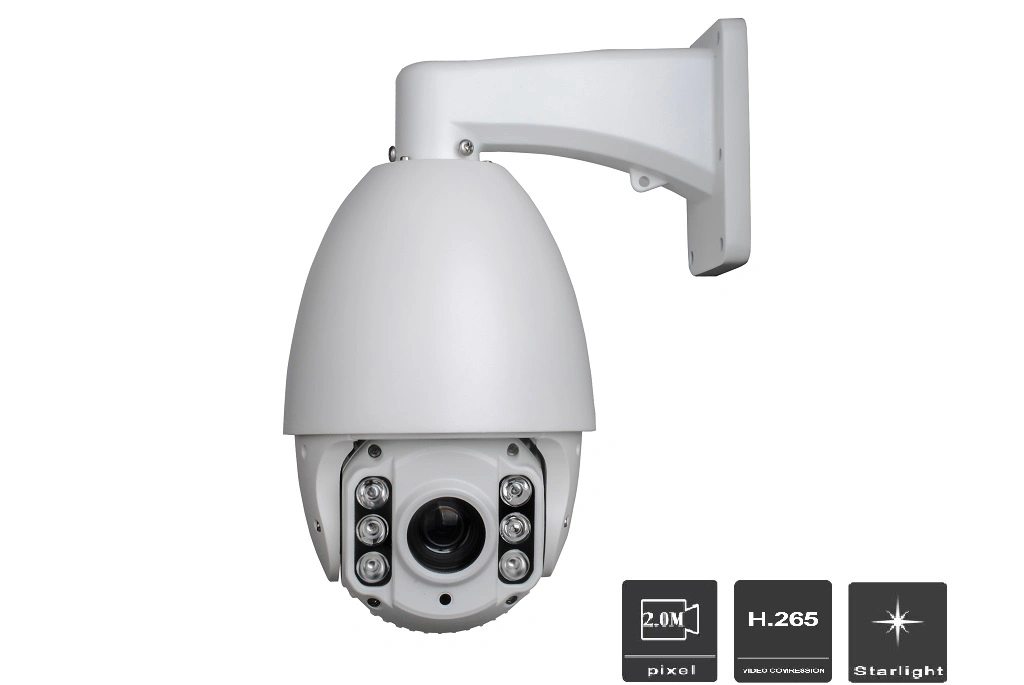 4'' 10X Optical Zoom Smart IR Infrared High Speed Dome PTZ Camera