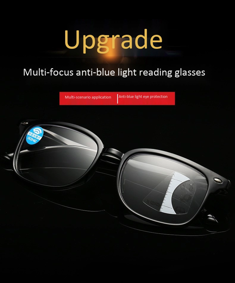 Progressive Multifocal Multifocus Glasses 2020 Fashion Progressive Readers Multifocal Multifocus Lens Reading Glasses with Anti Bluelight Protection