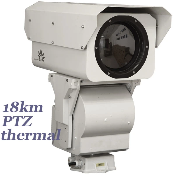 10X Zoom Lens PTZ Thermal Camera for Security