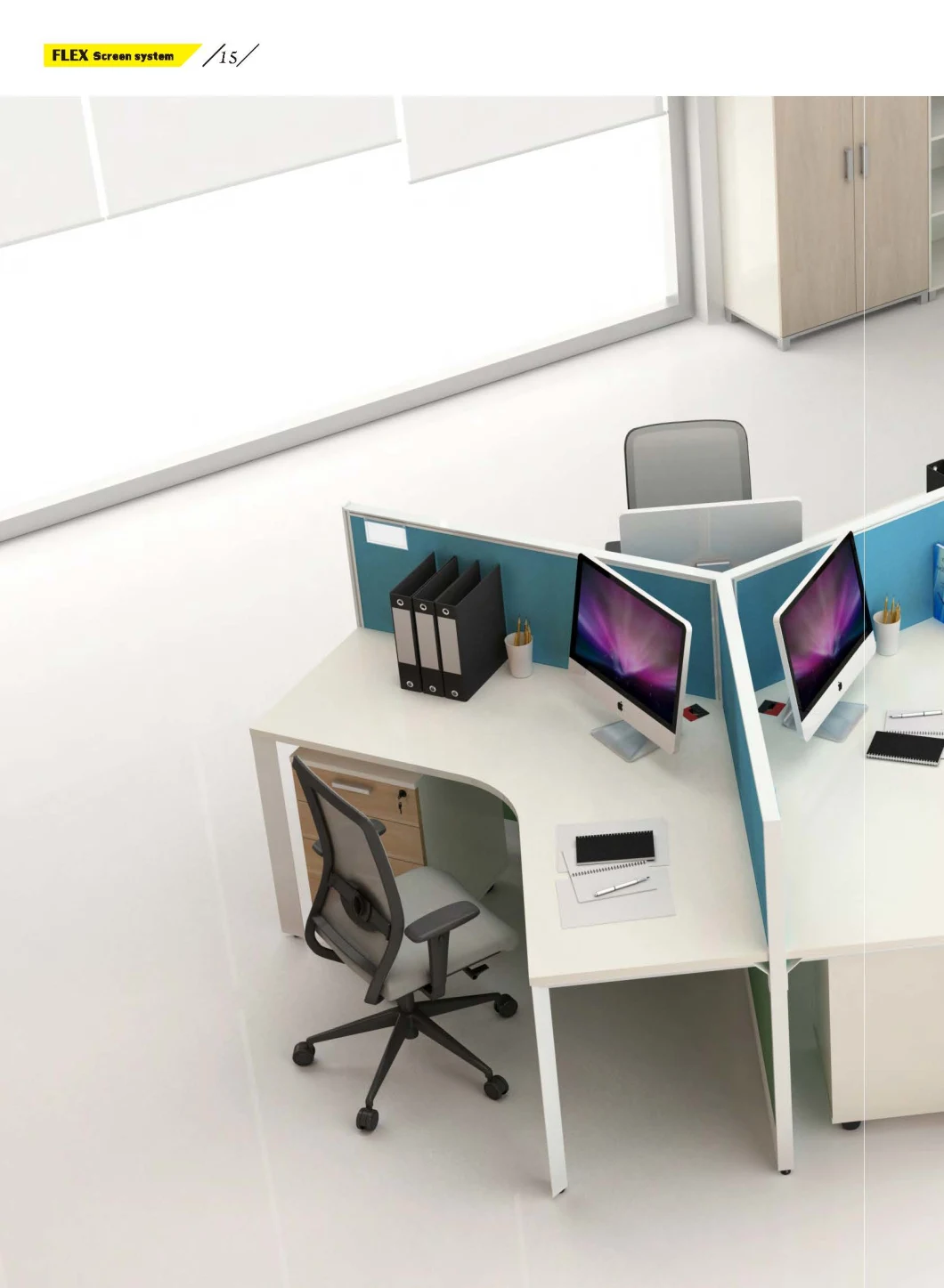 Executive Workstation Cubicle Office Desk, Executive Wooden Office Desk,