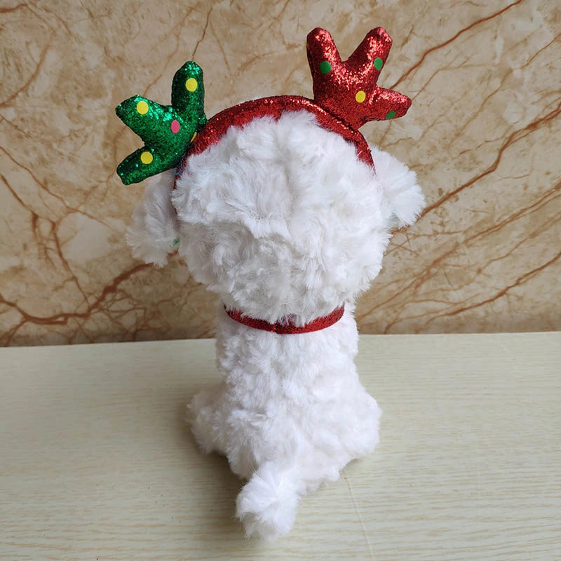 Big Eye Soft Stuffed Animal Plush Toy Sugar Christmas Dog Doll Good Quality Gift Kids