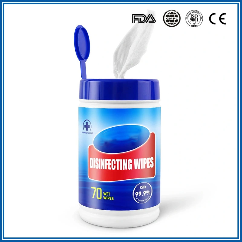 Easy to Carry Cleaning Wet Wipes in Barrel