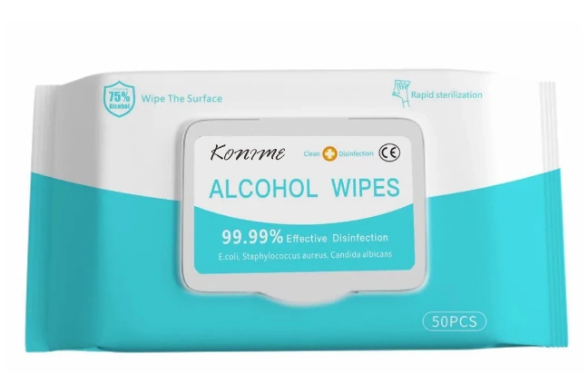 Disposable 75% Alcohol Anti Virus Cleaning Wet Wipes Antibacterial Cleaning Sterilizing Wipes
