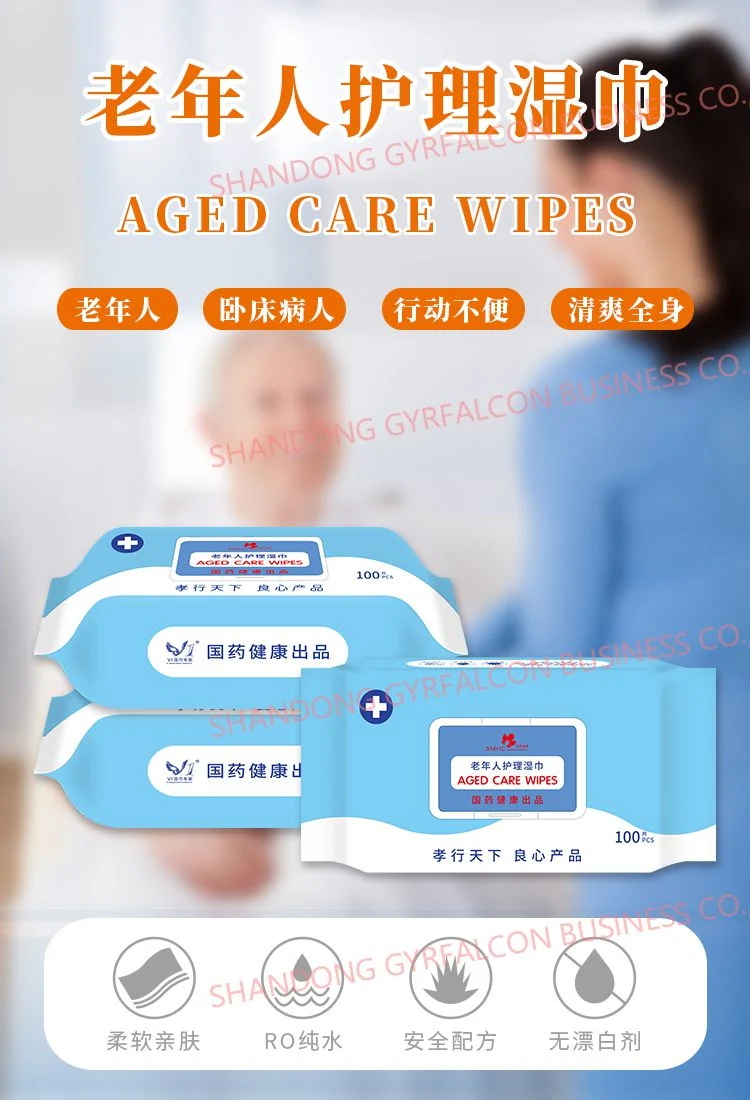 2021 New Disposable Aged Care Wipes Patients Body Cleaning Wet Wipes for Medical Care Nursing Wipes