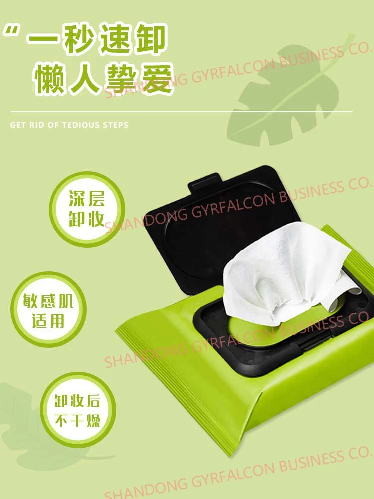 Lady Make-up Remover Wet Wipes OEM Wet Wipes Cleaning Wipes