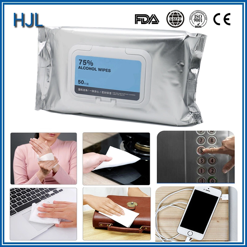 OEM Specification Soft Gentle Biodegradable Adult Wet Wipe for Cleaning