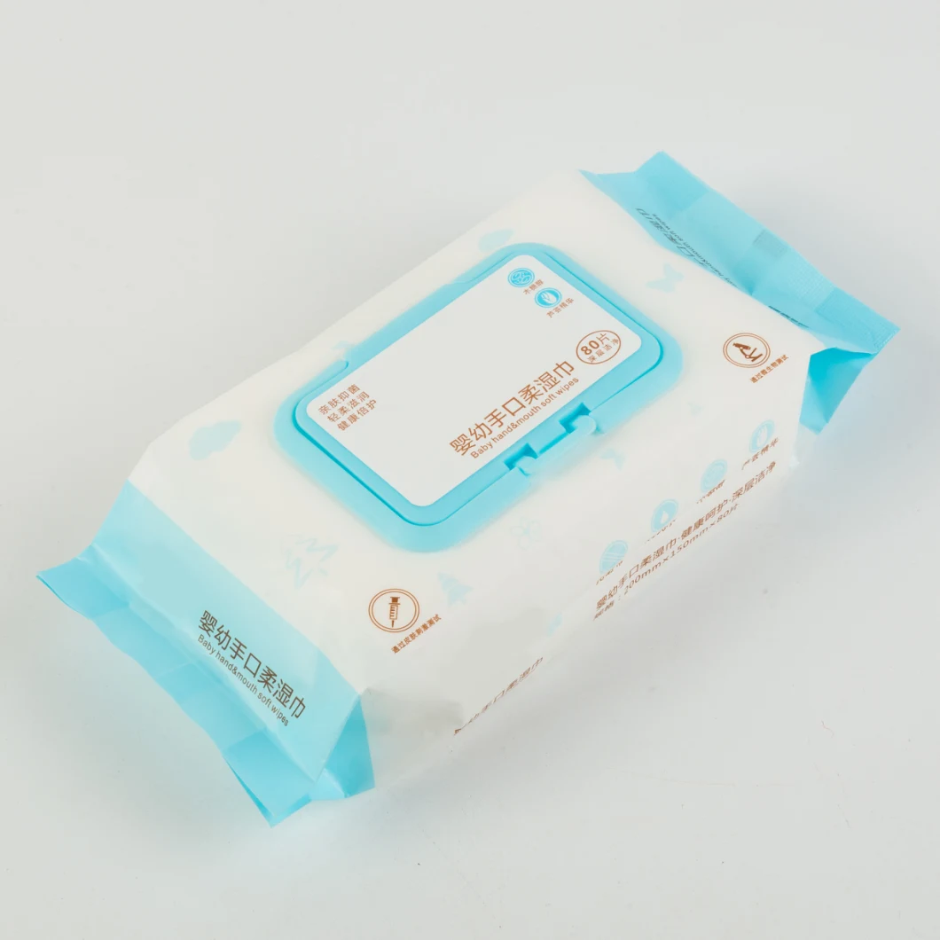 Non Alcohol Soft Cleaning Wet Wipes for Baby Wipes