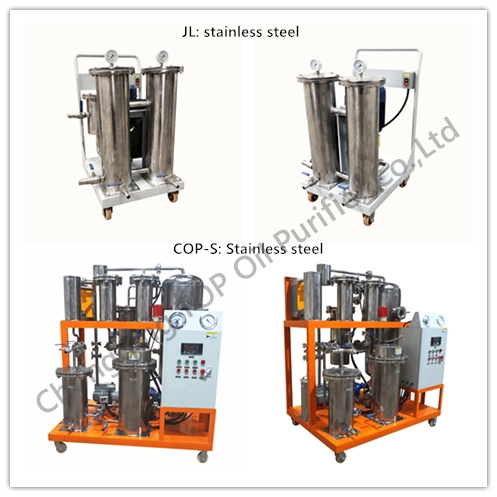 Stainless Steel Portable Cooking Oil Impurities Removing Oil Filtration Jl Series