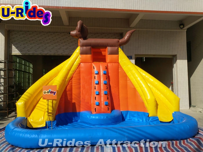 Hot sale paw dog patrol inflatable toy mobile water park inflatable water slide for event