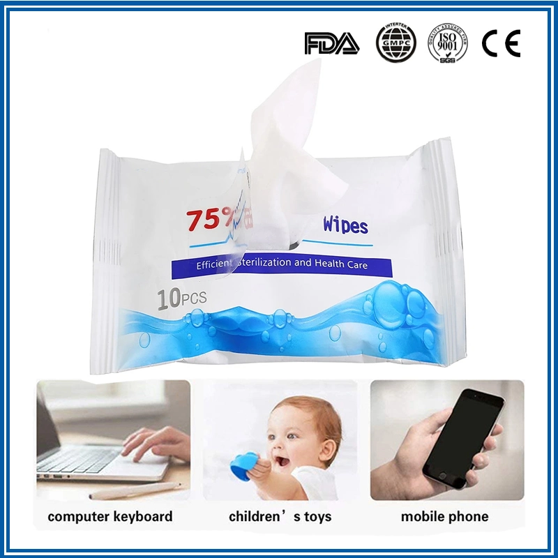 10PCS High Quality Sterilization Cleaning Wet Wipe