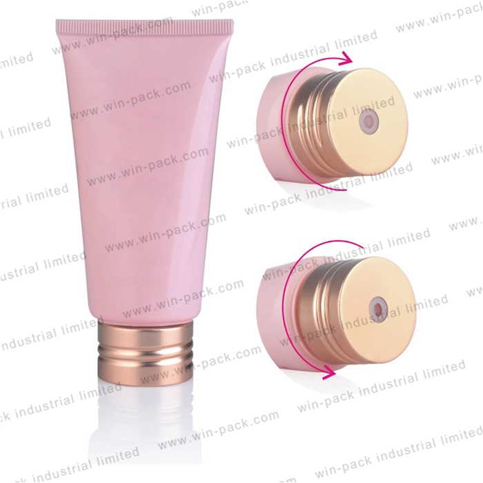 Winpack Manufacturer Sell Pink Plastic Face Wash Tube for Face 150ml Packing