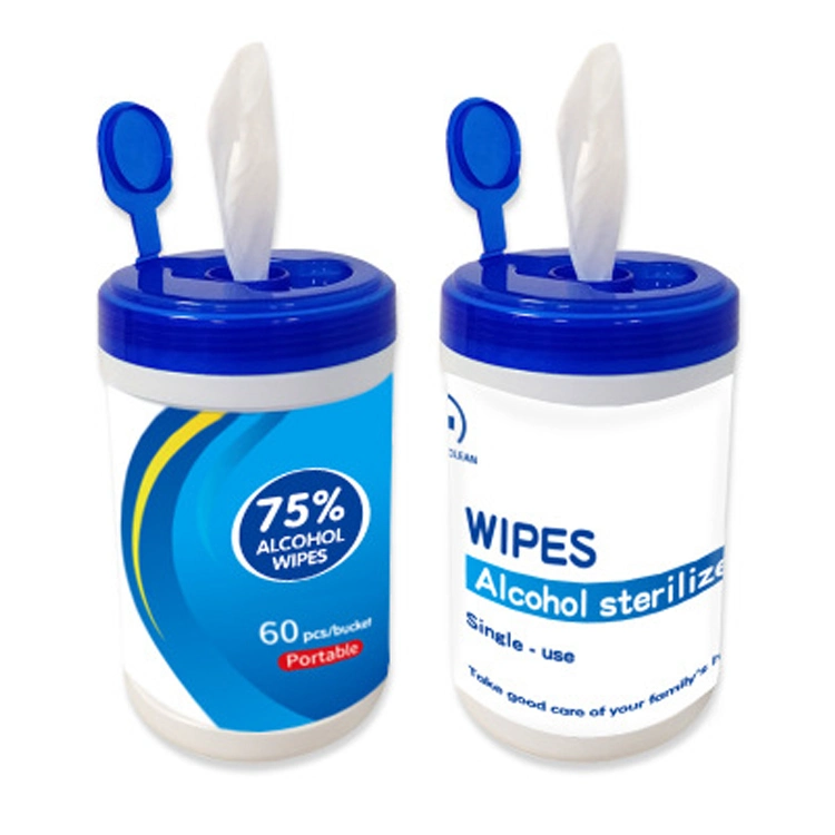 75%Alcohol Wipes and FDA and Ce 75% Acohol Disinfecting Wipe to Kill Bacterial 99.9%