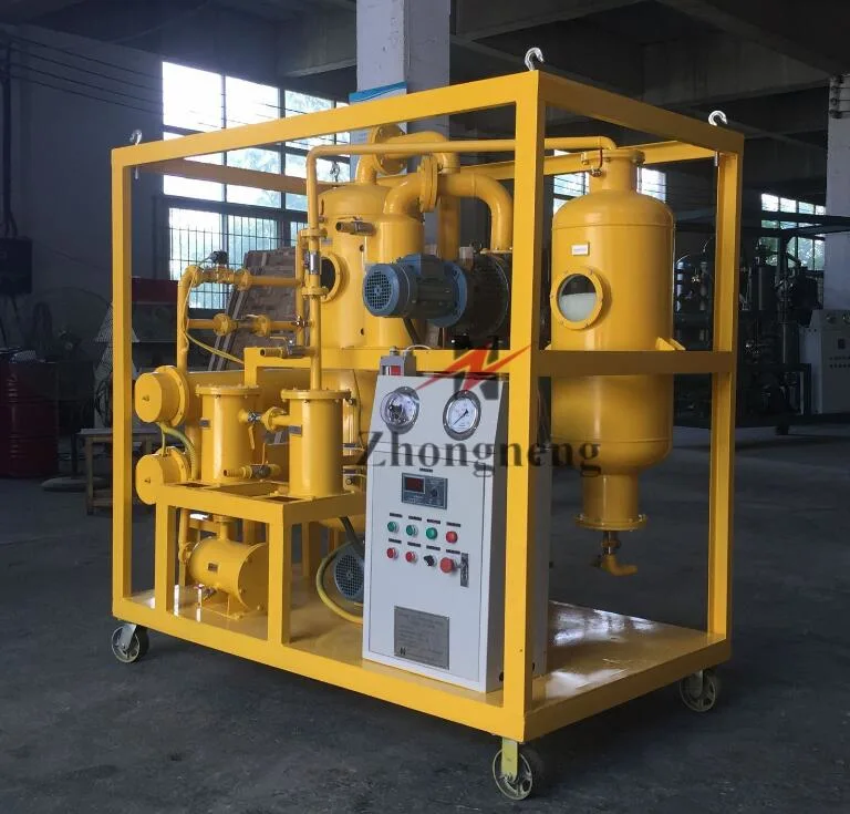 Unqualified Oil Purifier Dehydration Machine for Removing Water Impurities Mixed in Oil