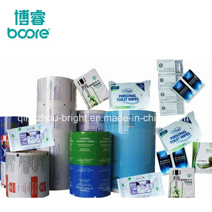 Wet Tissue Use packaging Film Pet/PE Plastic Packaging Film for Natural Care Wet Wipes