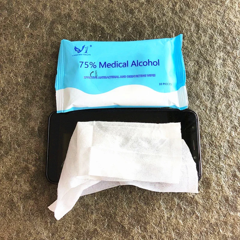 10PC Alcohol Wipes Cleaning Wipes Baby Wipes Wet Tissue FDA/Ce