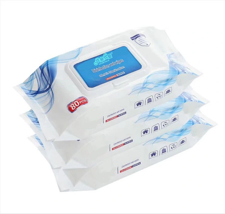 80pieces Antibacterial Wipes Disinfectant Wipes Cleaning Disinfecting Wipes No Alcohol