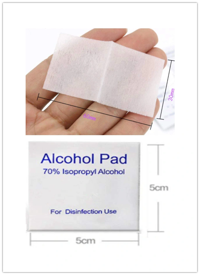 Thick 2-Ply Sanitizing Isopropyl Alcohol Medical Wipes Alcohol Cleansing Swabs