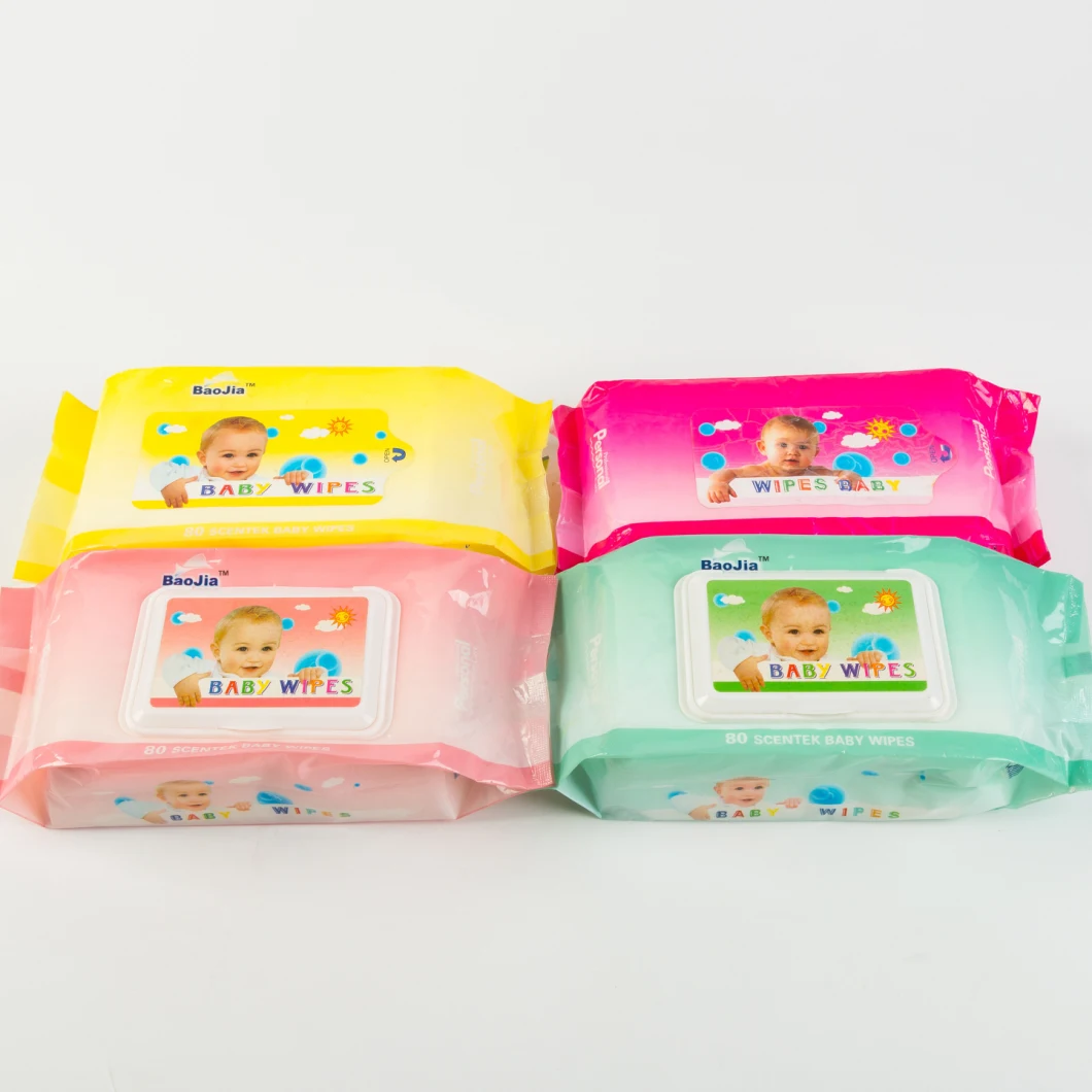Anti Bacterial Disposable Daily Use Cleaning Wet Baby Wipes