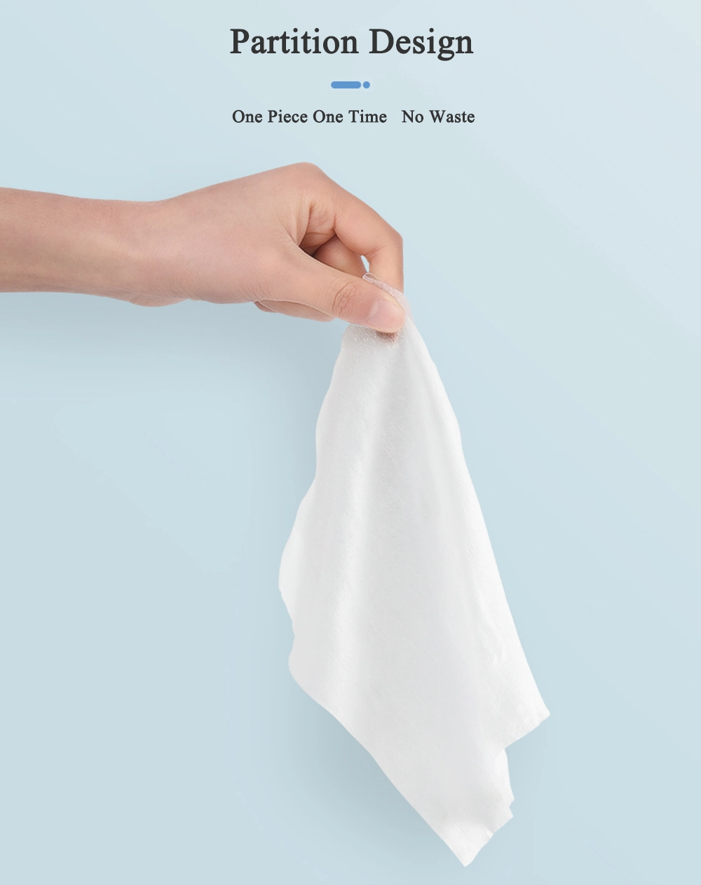 OEM Custom Antibacterial Soft Material Cleaning Wet Wipe