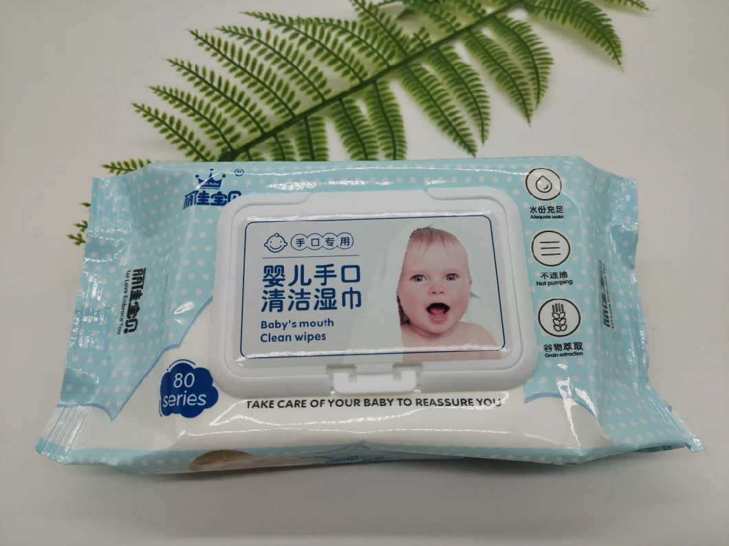 Baby Wet Wipe Disposable Face Cleaning Wet Wipes Antibacterial Baby Tissue No Alcohol