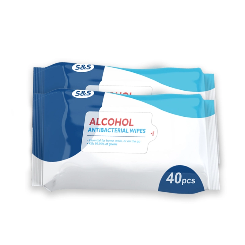 Adults Biodegradable Sanitizing Alcohol Wipes Professional Custom Wet Wipe