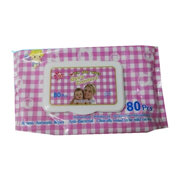 OEM Cleaning Baby Baby Wet Wipe with Plastic Lid