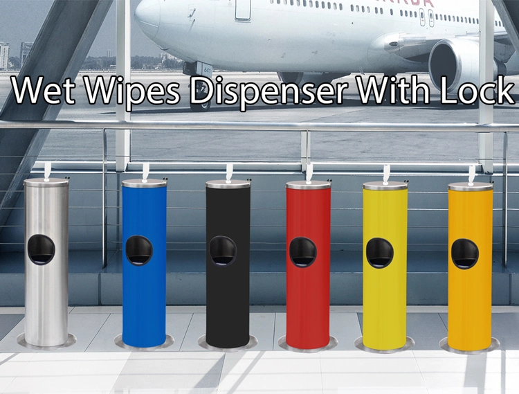 Wet Wipes Dispenser with Trash Opening Wet Tissue Disinfectant Wipes in Bucket