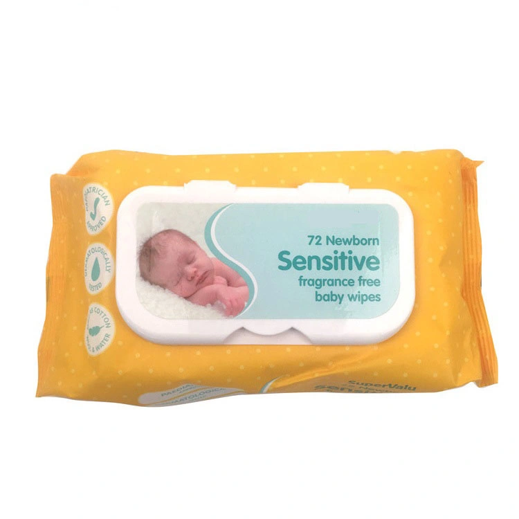 72 Sheets Nonwoven Wet Wipes Baby Products Baby Wet Wipes