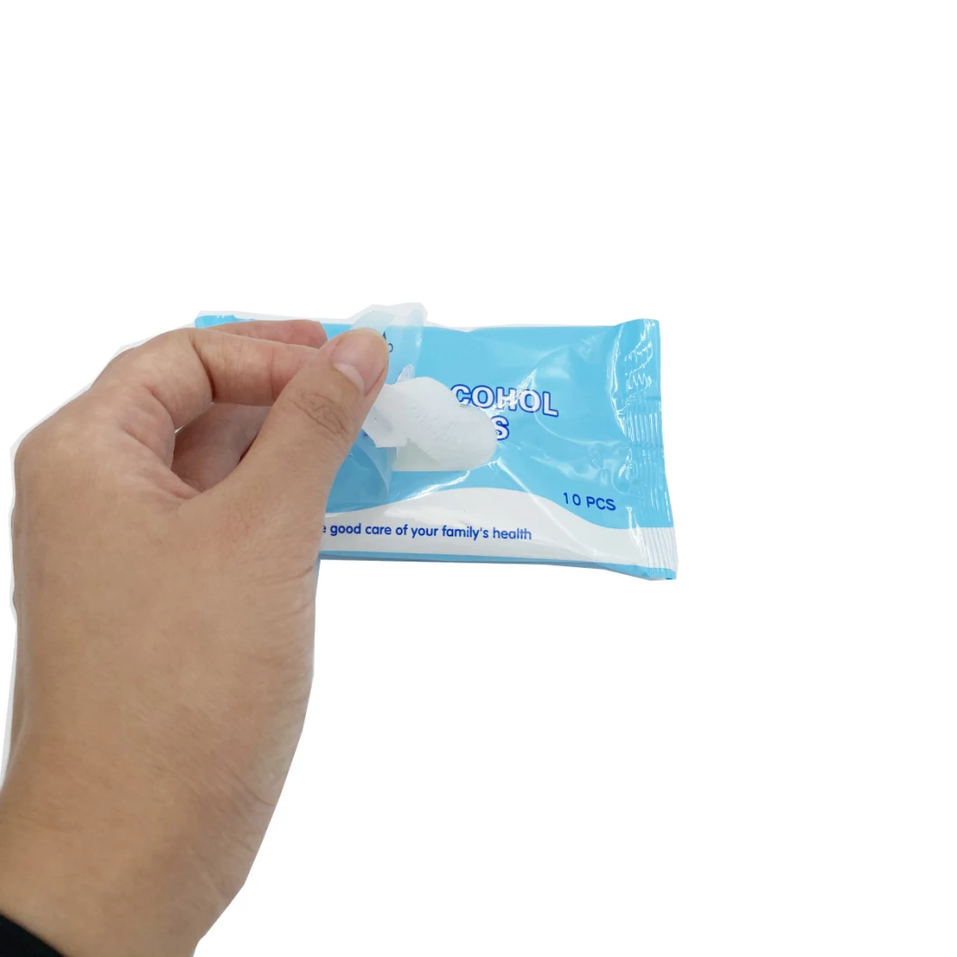 Wholesale Price China Factory Custom Branded Small Medical Individual Single Alcohol Wipes