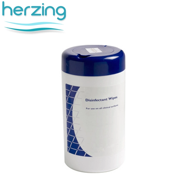 OEM Disinfectant Disposable Wipes Canister Alcohol Wet Wipes