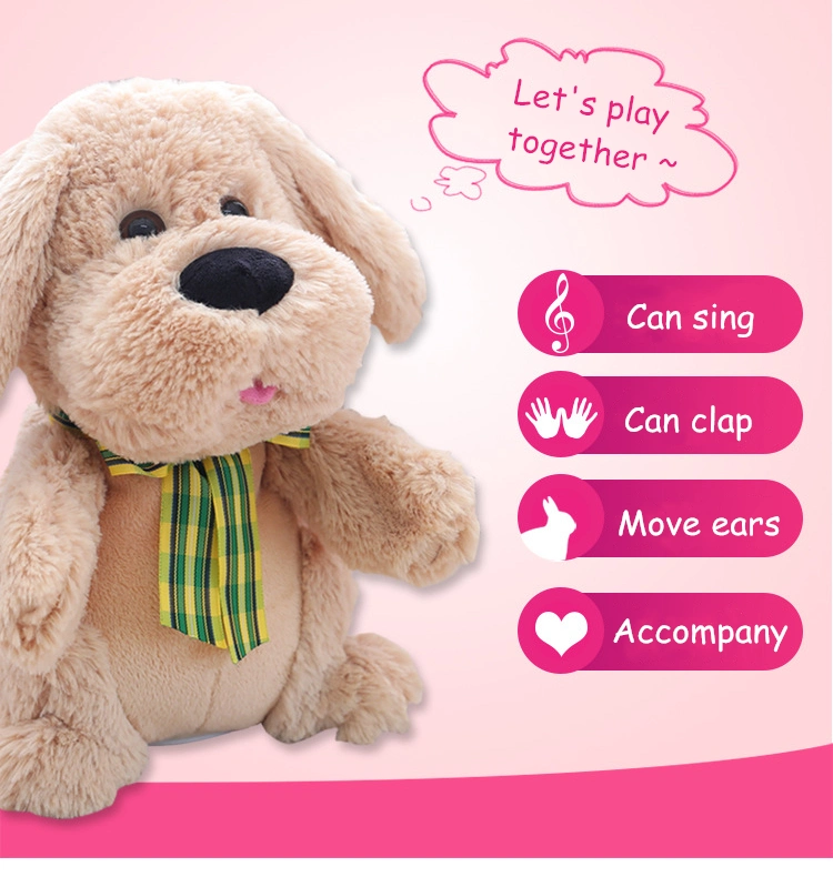 Amazon Clapping Ears Clapping Dog Electric Singing Moving Ear Toy Dog