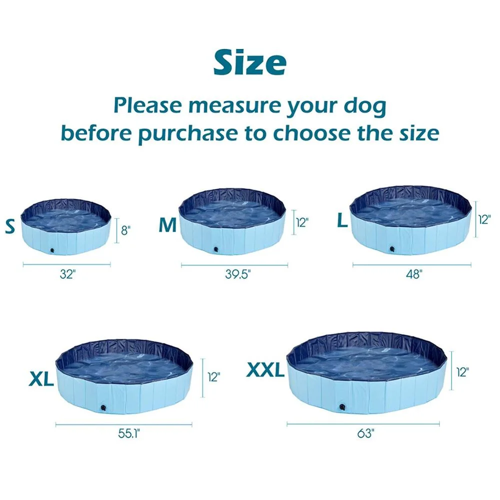 Foldable Dog Pet Bath Pool Collapsible Dog Pet Pool Bathing Tub for Dogs or Cats