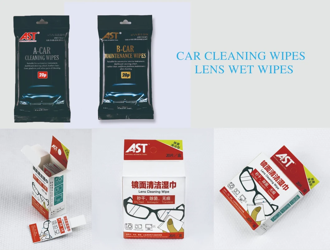 Ast Private Logo GMPC Approved Car Cleaning Wet Wipe